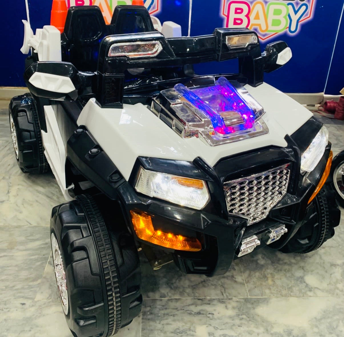 Kids Battery Operated Ride-On Jeep – Rechargeable & Remote Control