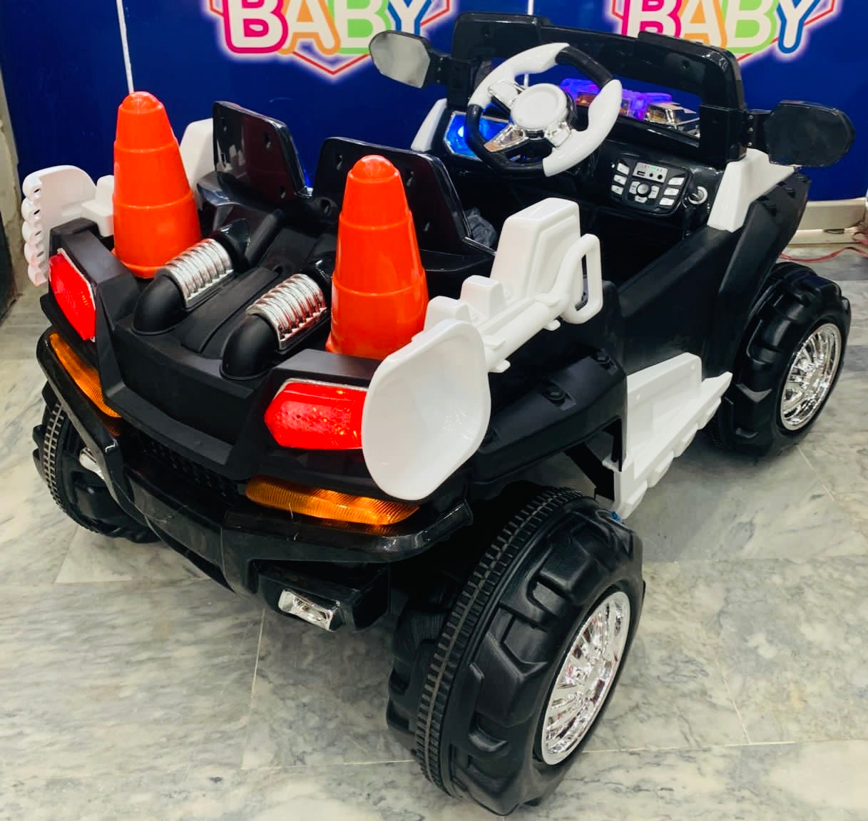 Kids Battery Operated Ride-On Jeep – Rechargeable & Remote Control