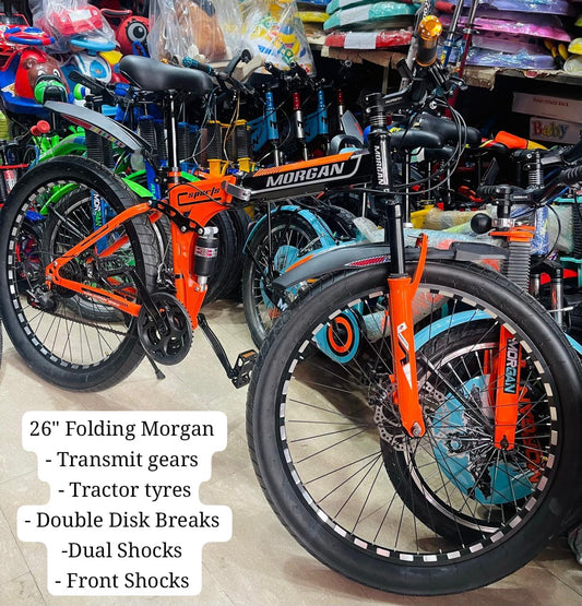 Morgan 26" Folding Bicycle - The All-Terrain Commuter
